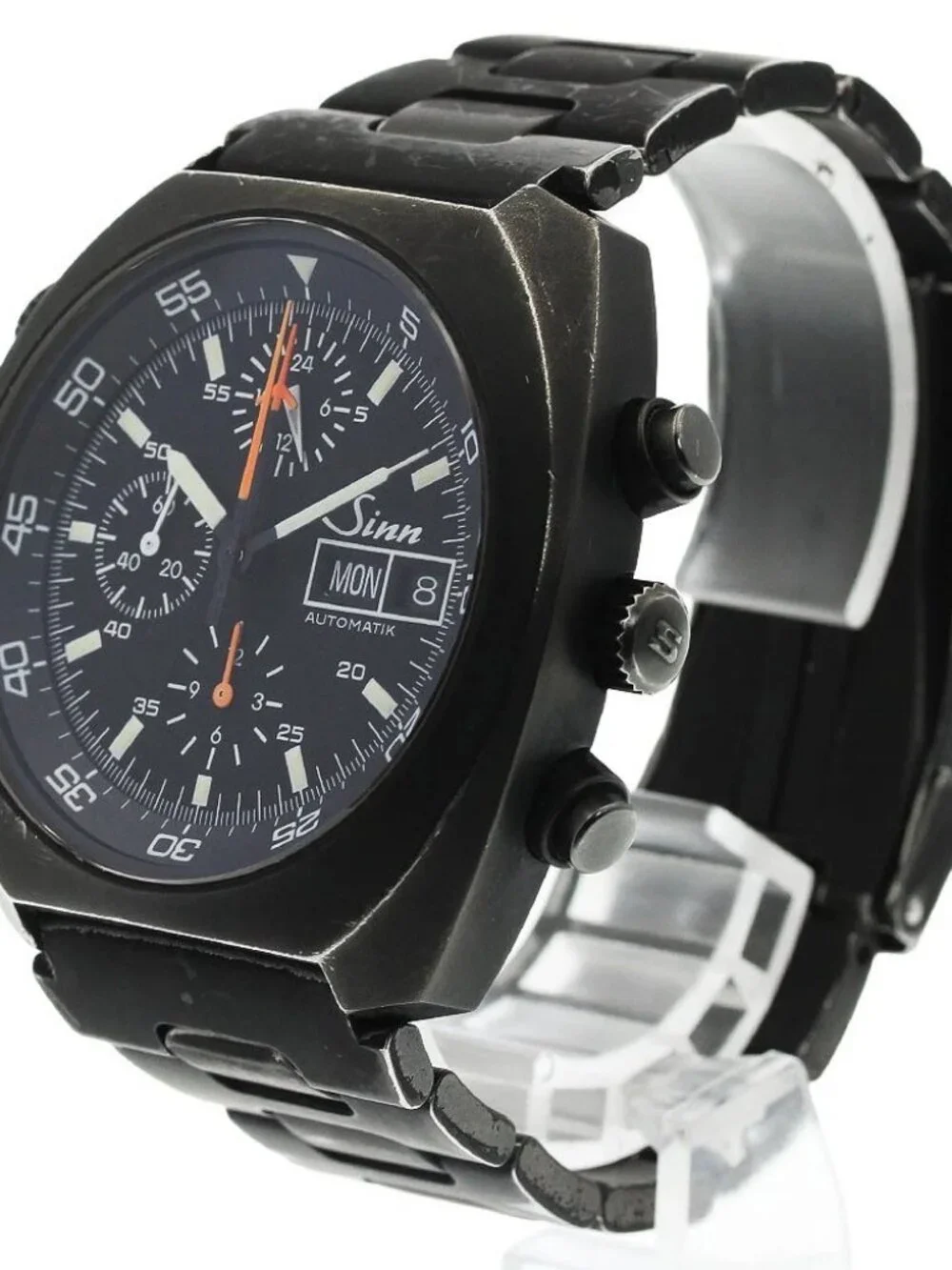 Sinn Space Chronograph Mission D1 142 Day date black Dial Automatic Men's_962723